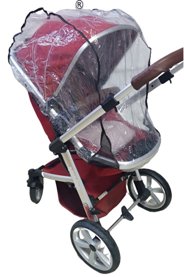 Ritim Twist Bebek Arabası Yağmurluğu, Puset Travel Set Yağmurluk, Lastikli, Fileli Portbebe Yağmurluğu