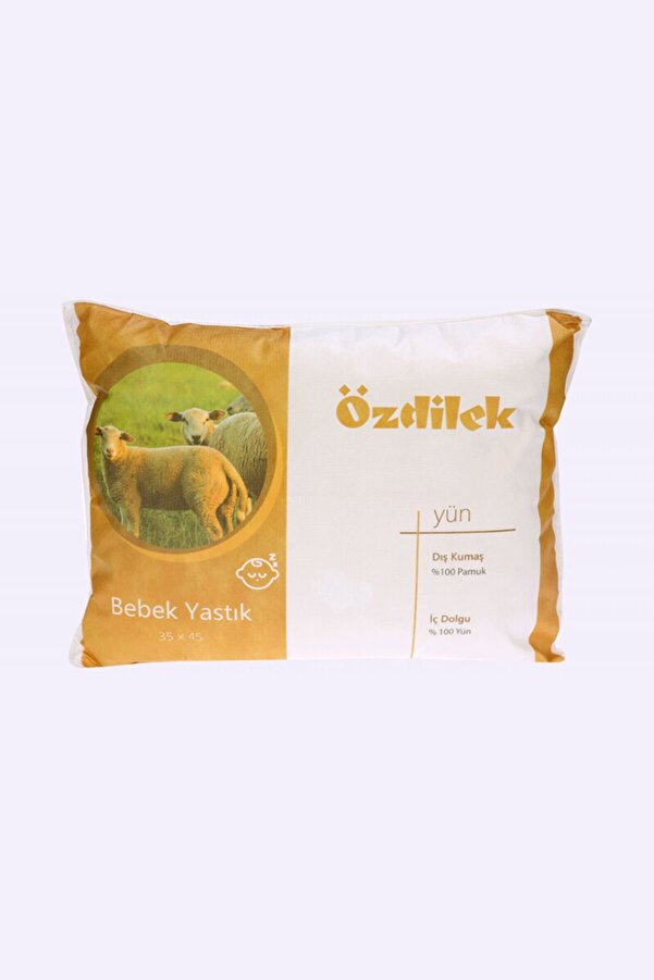 Özdilek Yün Bebek Yastığı 35x45 Cm %100 Yün Yastık