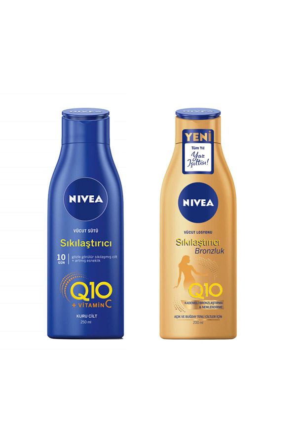 NIVEA-200 ml Tan + Q10 Vitamin C - Body Lotion and Firming Vitamin C 250 ml 1