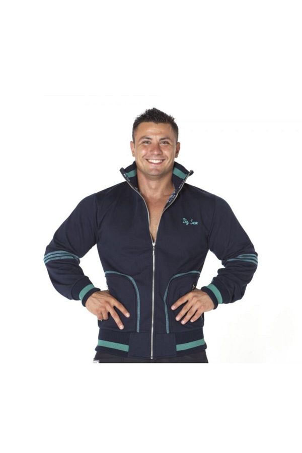 Big Sam Men s Navy Blue Winter Sports Jacket Relaxed Fit 3523 Trendyol