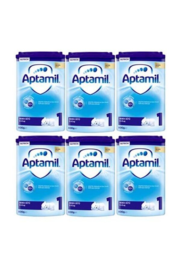 Aptamil 1 Numara Bebek Sütü 800 gr - 6'lı Paket