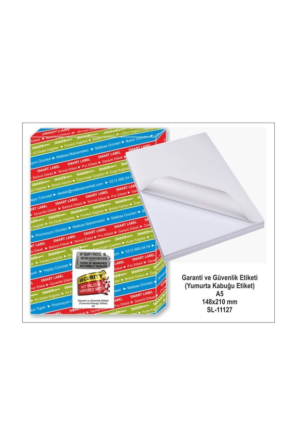 Smart Label-Security and Warranty Label A5- 10 Pieces 1