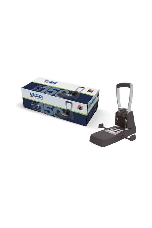 Gıpta-Perforator 150 Sheets Capacity Archive Type Arm Power Save Black F0225 1