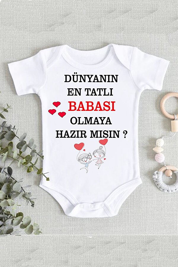 Genel Markalar Baba Oluyorsun Müjde Bebek Zıbın Body