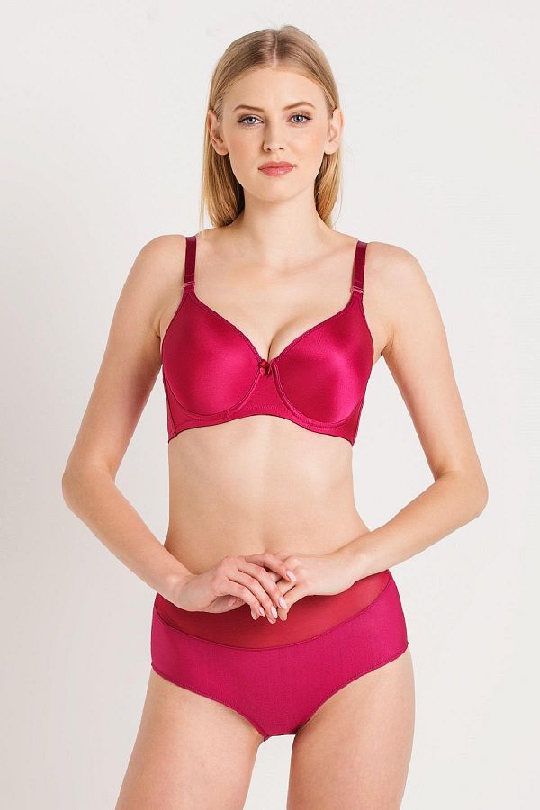 Magic Form-Γυναικείο Σουτιέν από απλό ύφασμα Thin Sponge Plus Size Gathering 5738 1