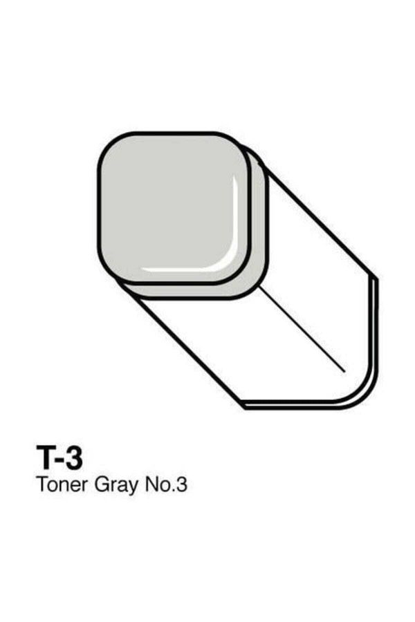 Copic-قلم ماركر تايب تي - 3 تونر رمادي 1