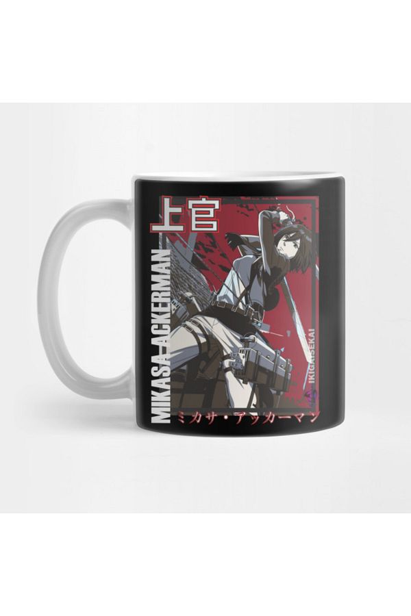 Pixxa-Mikasa Ackerman - Attack On Titan Mug 1