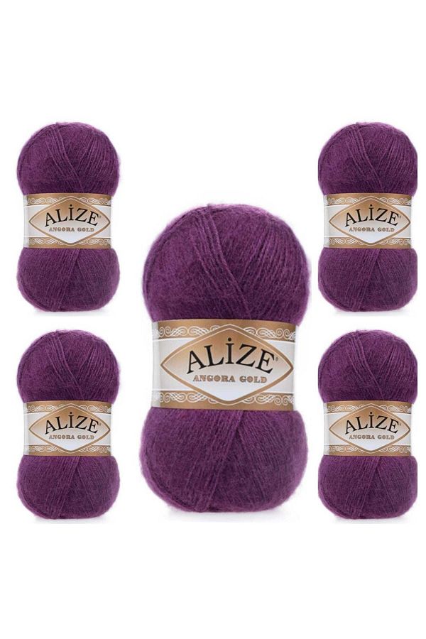 Gold knitting wool store