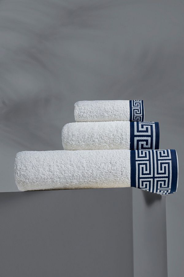 TABEA HOME-Set de baie model Leonie 3 piese Alb 1