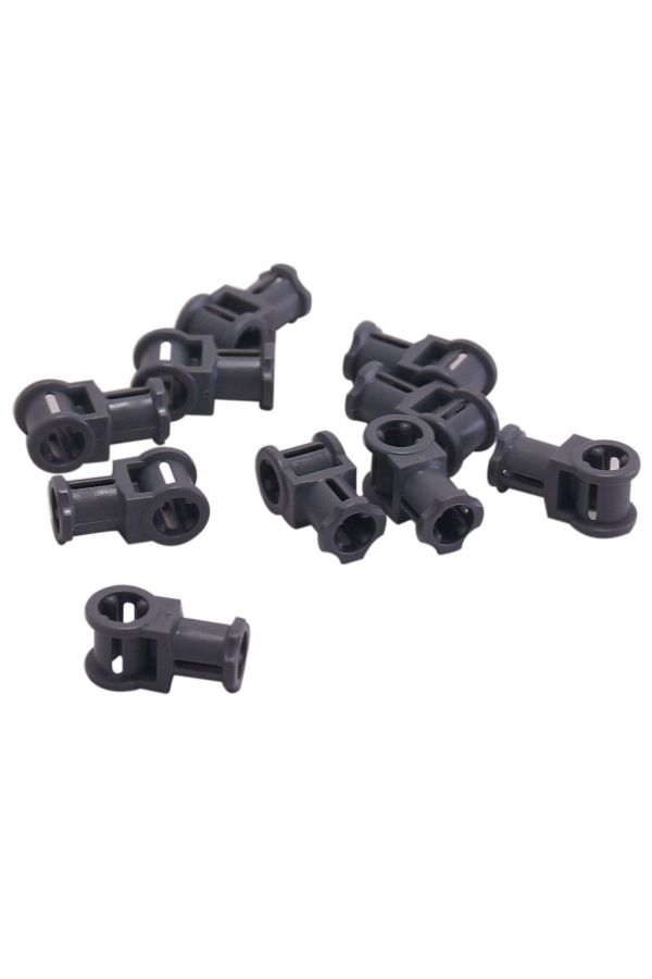 LEGO-Original Technic Moc Custom Axle Connector with Center Axle Holes Dark Gray 4 Pieces to Ship 1