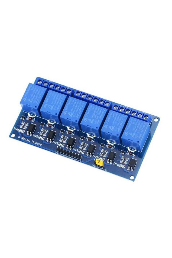 Arduino-24v 6 Channel Illuminated Relay 1