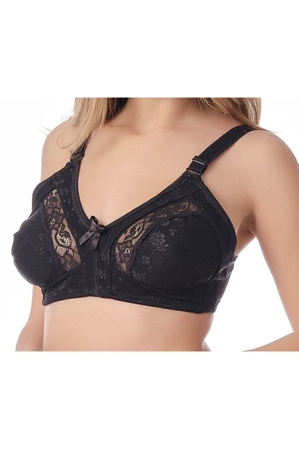 NARIYA Women's D Cup Large Size Lace Detailed Comfortable Daily Bra -  Trendyol