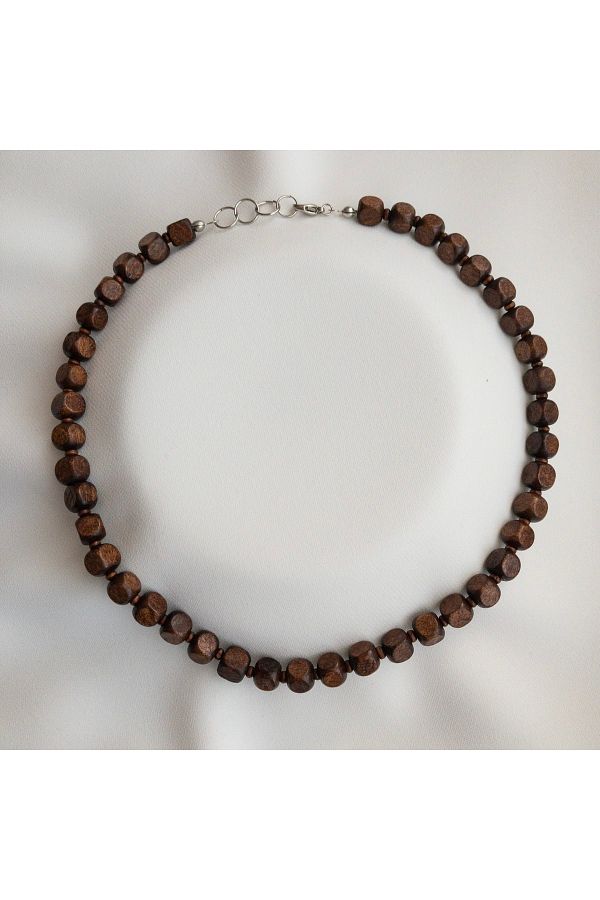 Wooden choker necklace shop