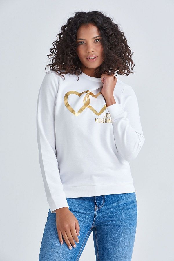 Moschino sweatshirt womens clearance