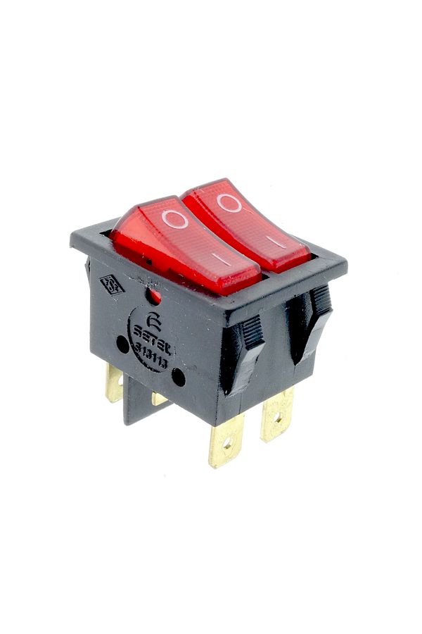 Tek-İş-Illuminated Dual Switch On Off 2-Piece Device Switch 1