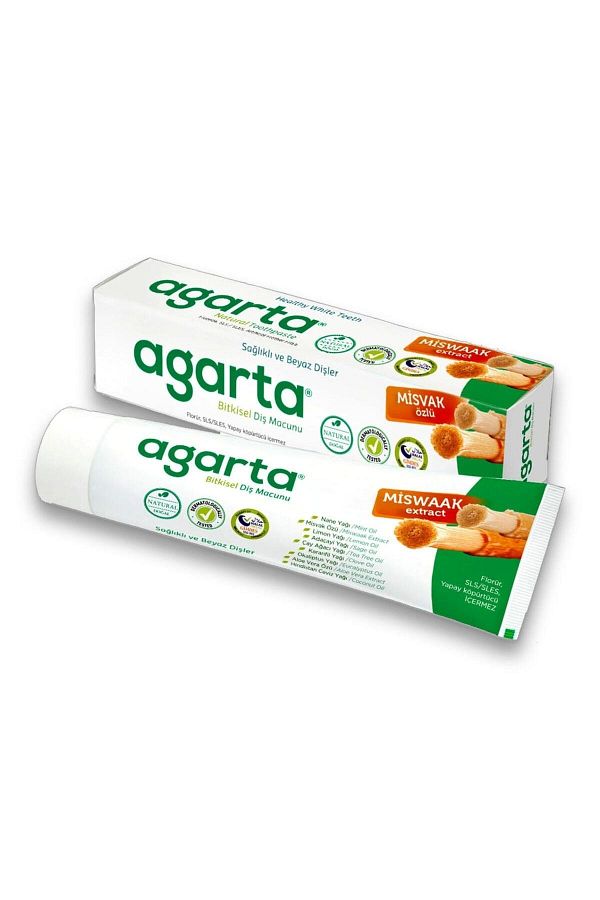 Agarta-معجون أسنان طبيعي خالي من الفلورايد بخلاصة ميسفاك 100 مل 1