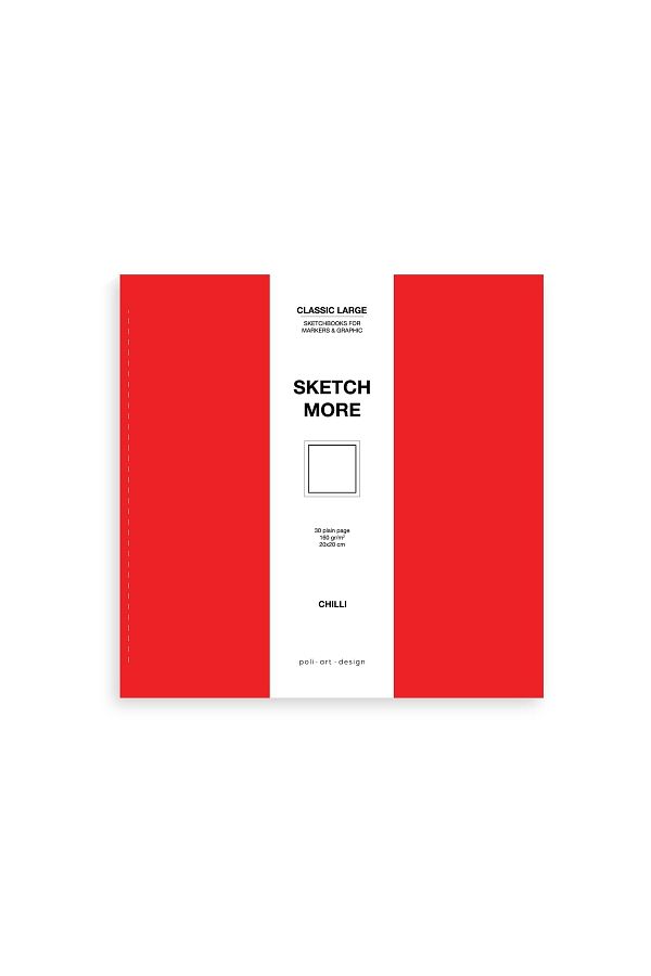 Poli Art Design-Square 20x20 Cm Sketchbook Classic Big Sketchbook For Markers And Graphics 1