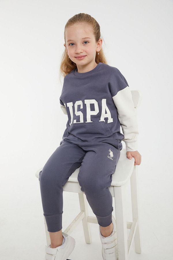 Polo sweatsuit girls outlet