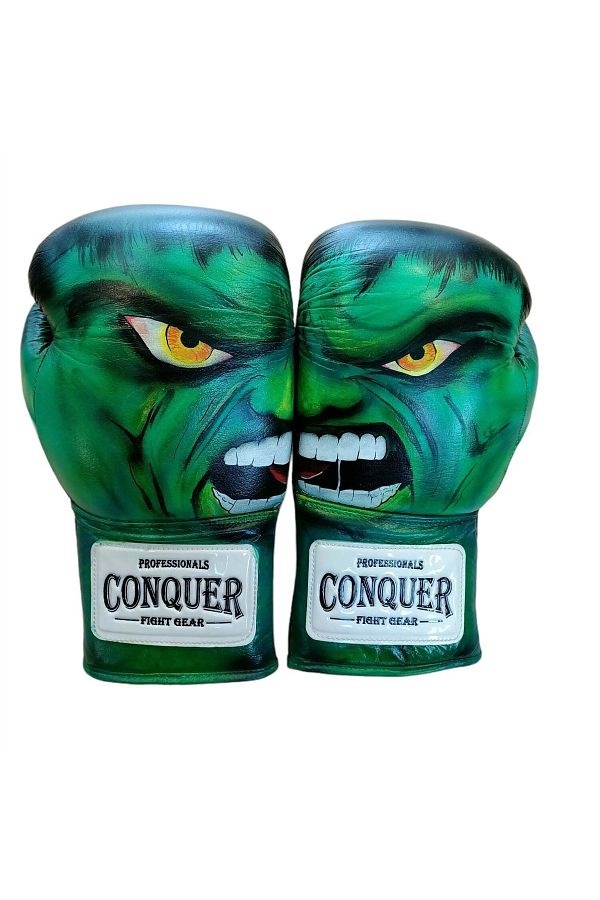 Conquer Custom Made Hero Hulk Leather Boxing Gloves Trendyol