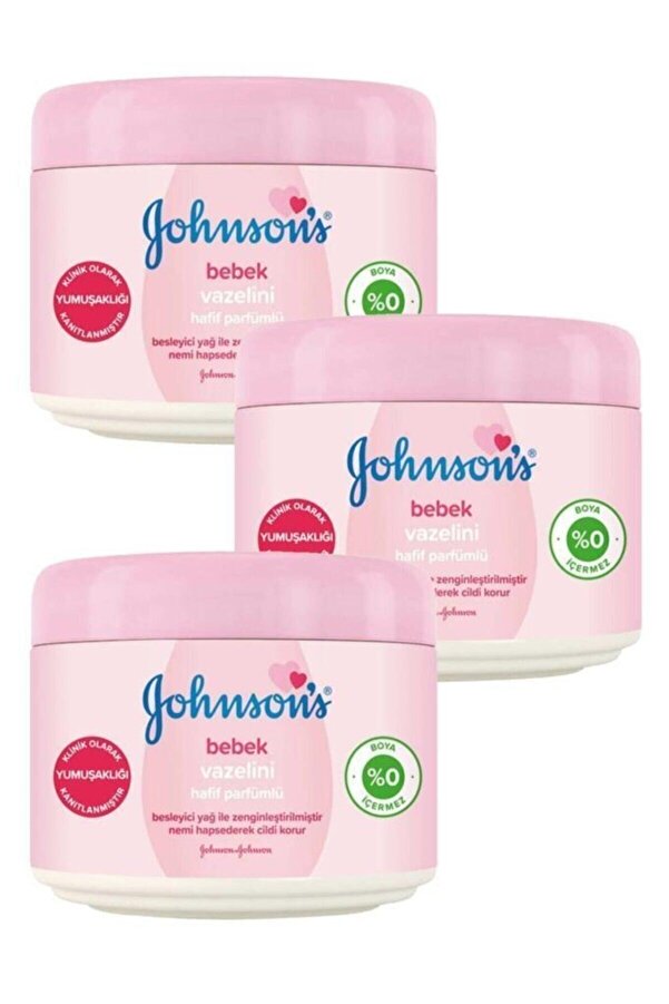 Johnson's Johnson Baby Vazelin Parfümlü 100ml X3