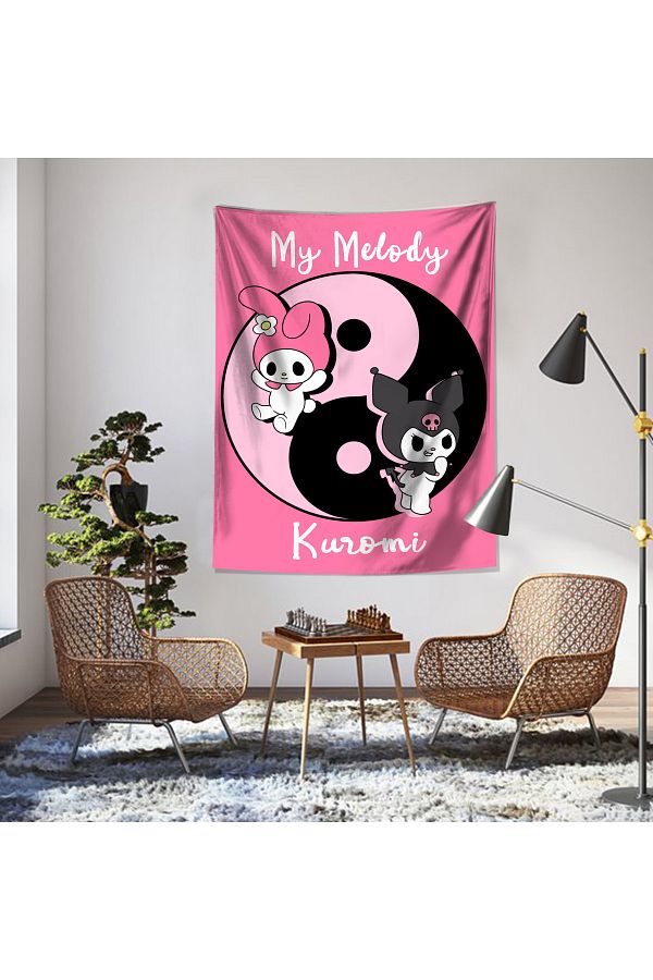 Puffbutik My Melody Kuromi Tapestry Trendyol
