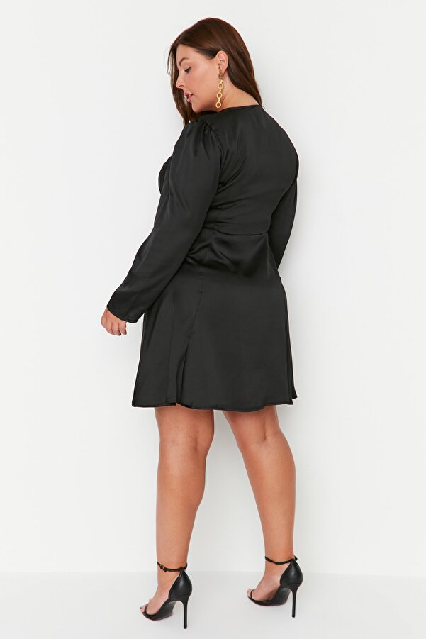 esprit kleid satinoptik