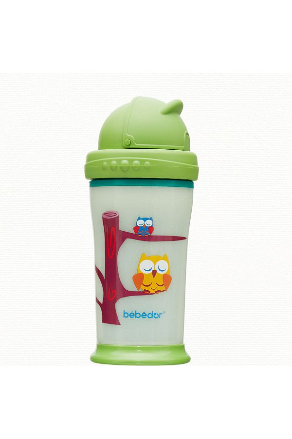 Bebedor-Glow in the Dark Drinking Cup with Straw 240 ml 1
