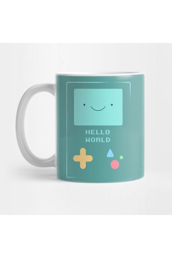 RHG Art-Cute Adventure Time Bmo Hello World Programmer Programming Female Mug 1
