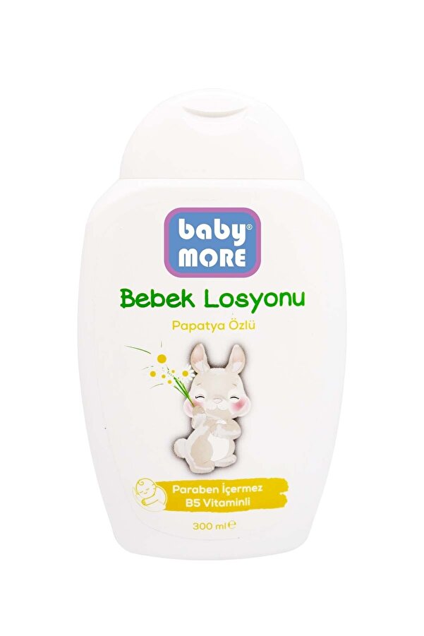 baby more Papatya Özlü Vitaminli Bebek Bakım Losyonu 300 ml