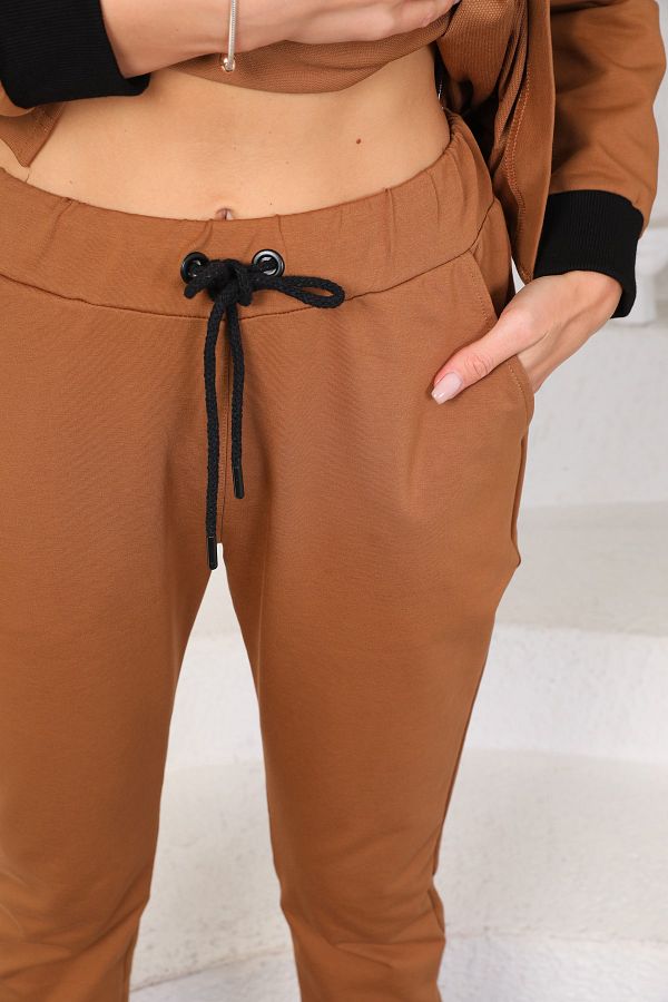 Tan jogger set womens online