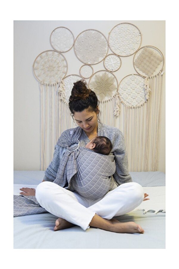 Huggyberry Herringbone Mist Halka Sling