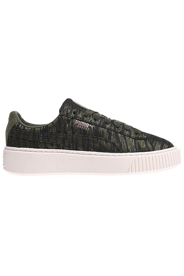 Puma BASKET PLATFORM VR Khaki Women s Sneaker 100293665 Trendyol