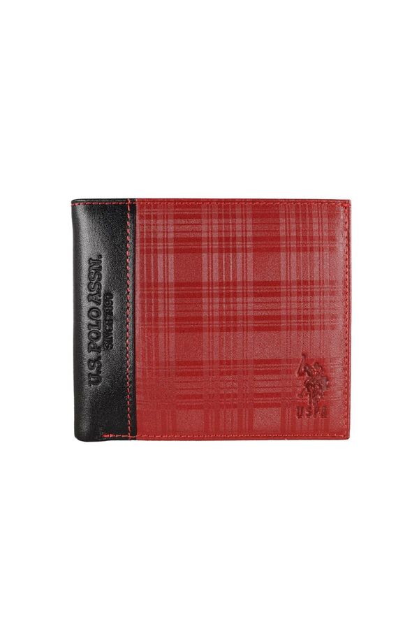 U.S. Polo Assn.-Plcz8410 Claret Red Men's Wallet 1