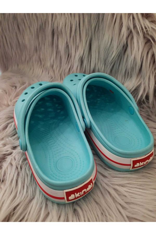 Ak nal Bella Women s Mint White Red Crocs Slippers Narrow Fit Trendyol
