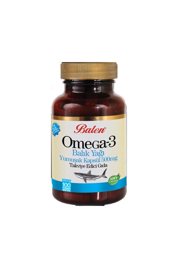 Balen Fish Balen Omega 3 Fish Oil Soft Capsule (100 Capsules)- Trendyol