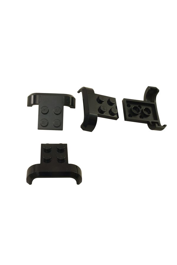 LEGO-Technic Custom Moc Accessory Vehicle Mudguard 4 X 3 X 1 Mudguard Black 4 Pieces Will Be Sent 1