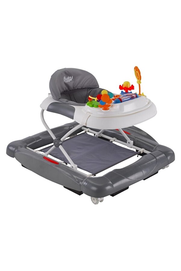 Babyhope Royal-212 Salla Yürüteç Gri