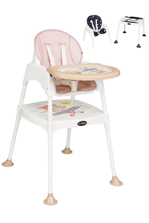 Baby Home Bh-1450 Mizzy Masalı Bebek Mama Sandalyesi