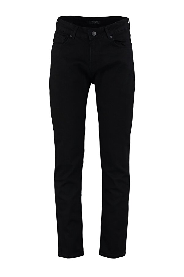 TRENDYOL Damen Slim Fit Jeans – Hohe Taille, Chino-Stoff, 99% Baumwolle, 1% Elasthan