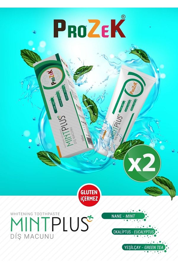 prozek-Whitening Toothpaste for Sensitive Teeth 100 Ml Set of 2 1