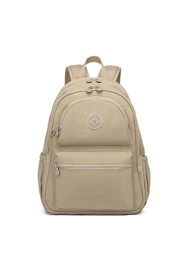 Smart Bags Large Size Camel Backpack in Crinkle Fabric 1050 Trendyol