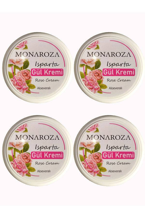 MonaRoza-Unique 4-Piece Cream Set - Alovera and Rose Extract (40 ml) 1