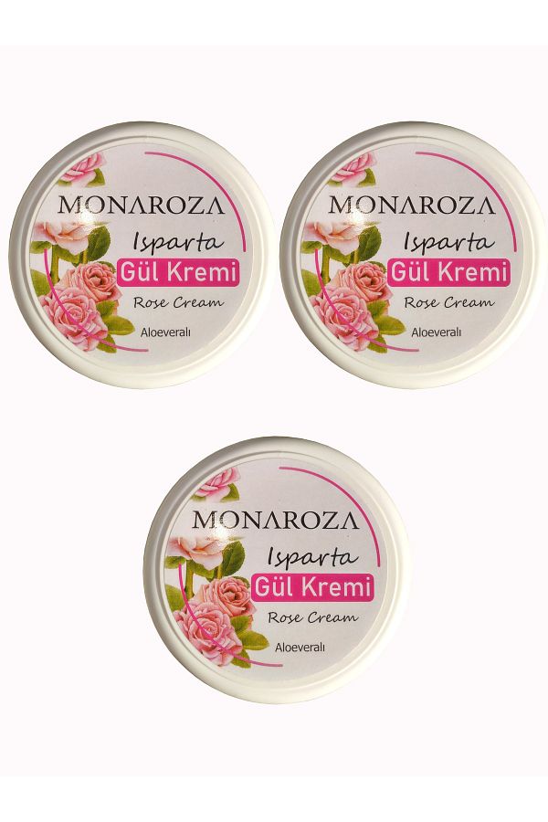 MonaRoza-Unique 3-Piece Cream Set with Alovera and Rose Essence - 40 Ml x 3 Pieces 1