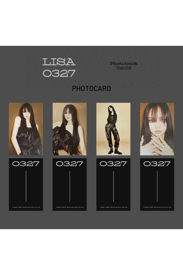 Kpop Dünyasi Blackpink Lisa ''0327 Photobook Vol.3'' Photocards Set