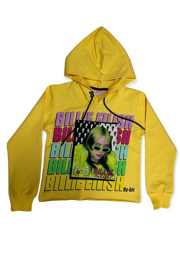 BY GR Billie Eilish Printed Girl s Sweatshirt Trendyol