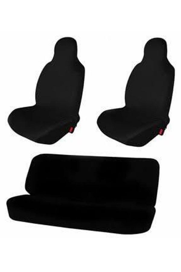 KARA AUTO-Ford Connect Lycra Combed Cotton 4 Piece Solid Color Service Case Set 1