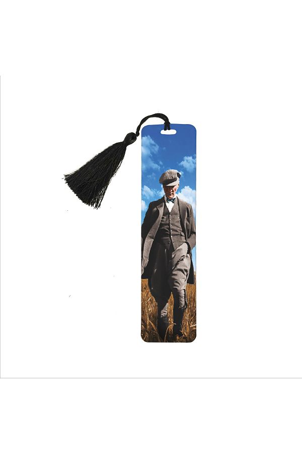 BAKSEPETE-Mustafa Kemal Atatürk Printed Tasseled Bookmark 1