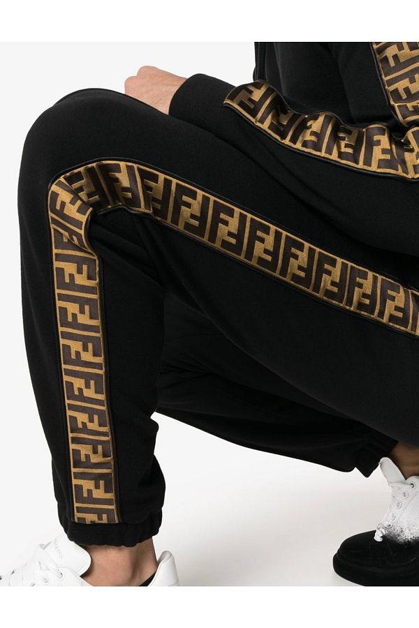 Fendi Logo Stripe Track Pants Trendyol