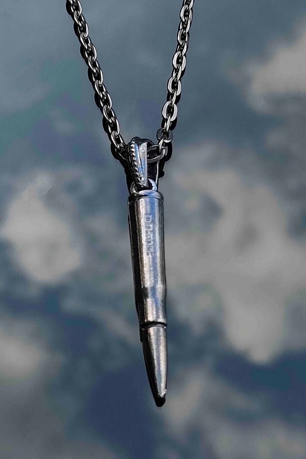 TREND COLLECT ON Black Smoked Awp Bullet Necklace Trendyol