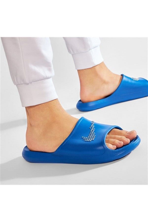 Nike Sports Slippers Blue Flat Trendyol